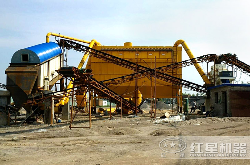 小型環(huán)保石的砂石生產(chǎn)線(xiàn)