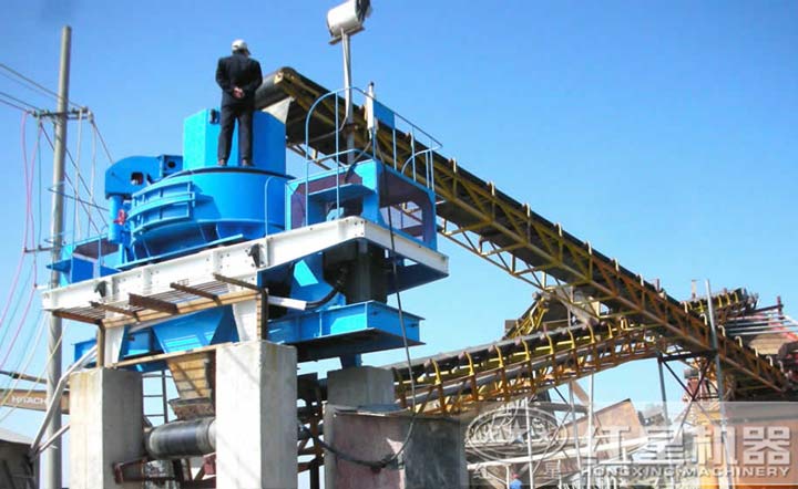 用戶制砂現(xiàn)場，點擊咨詢獲得生產(chǎn)線配置及報價