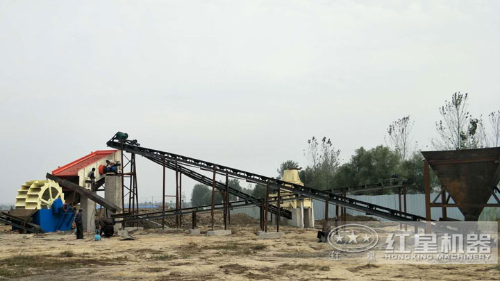 沙子廠(chǎng)生產(chǎn)現(xiàn)場(chǎng)