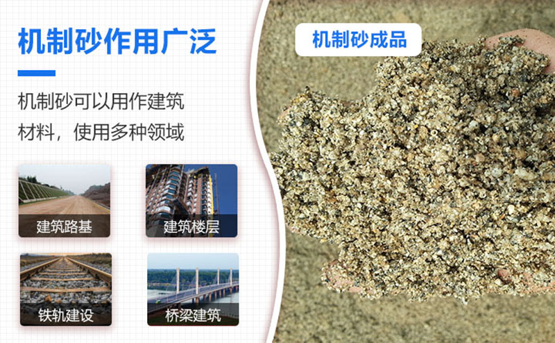 機制砂品級越來越高，用途也越來越廣泛